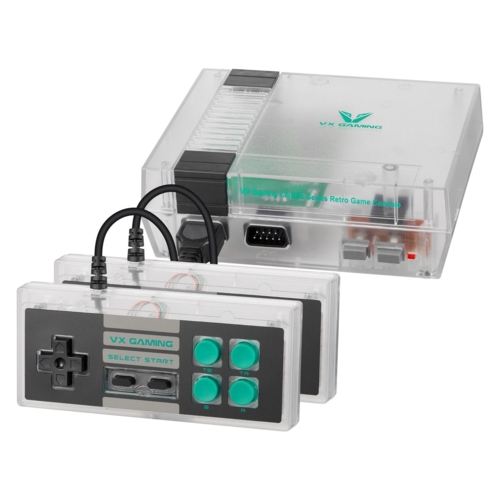Volkano VX Gaming Classic 2.0 Series Game Station with 2 Controllers Clear