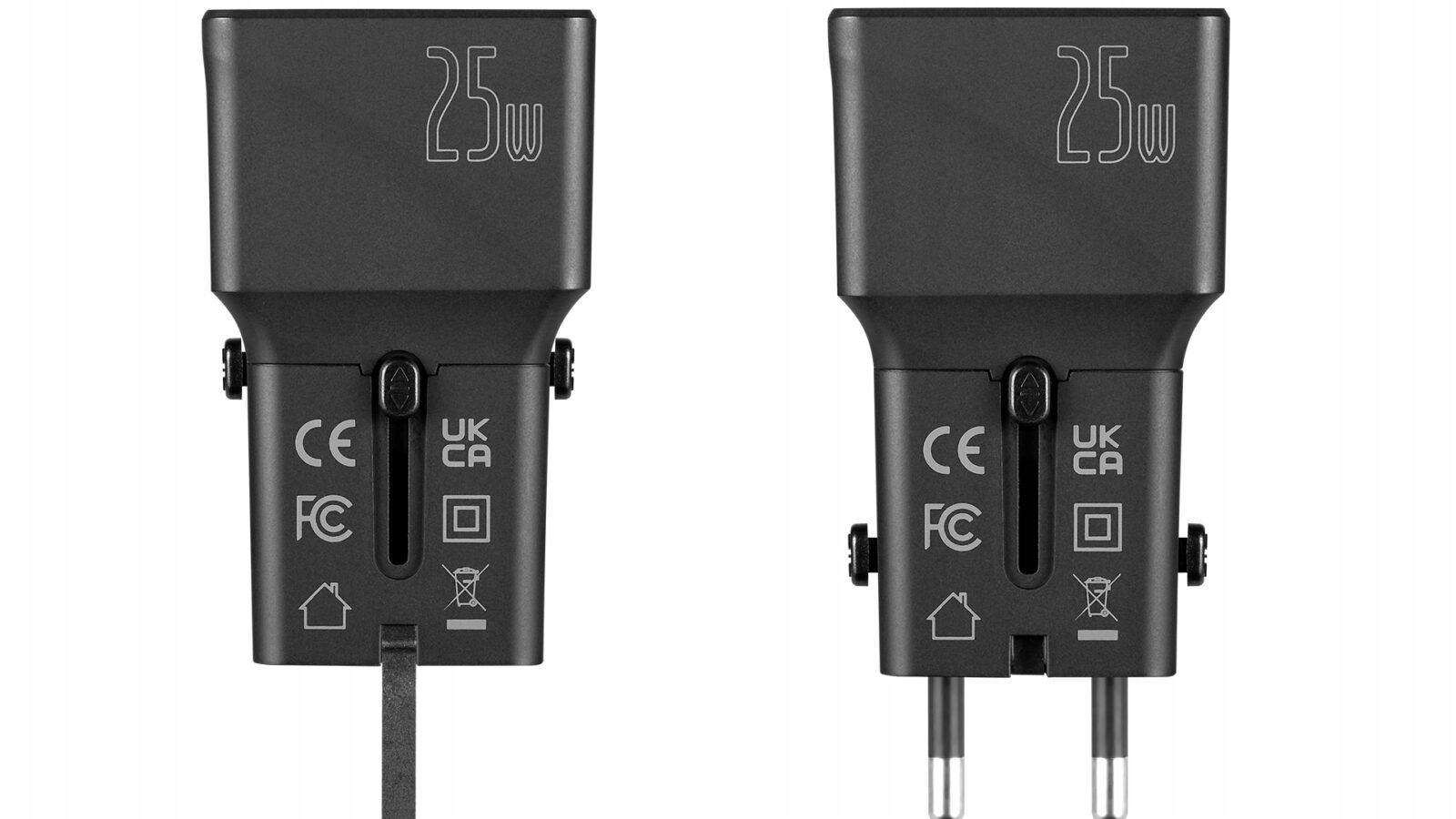 Volkano Globetrotter Series 25W Dual USB + Type-C Mini Travel Adaptor