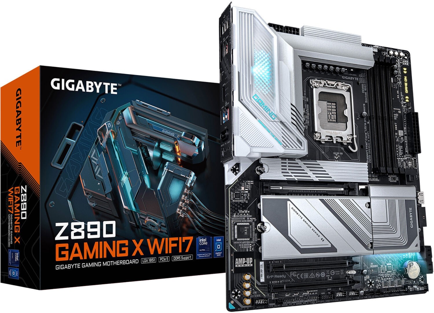 Gigabyte GAMING X WIFI7 Intel Z890 Arrow Lake LGA1851 ATX Desktop Motherboard