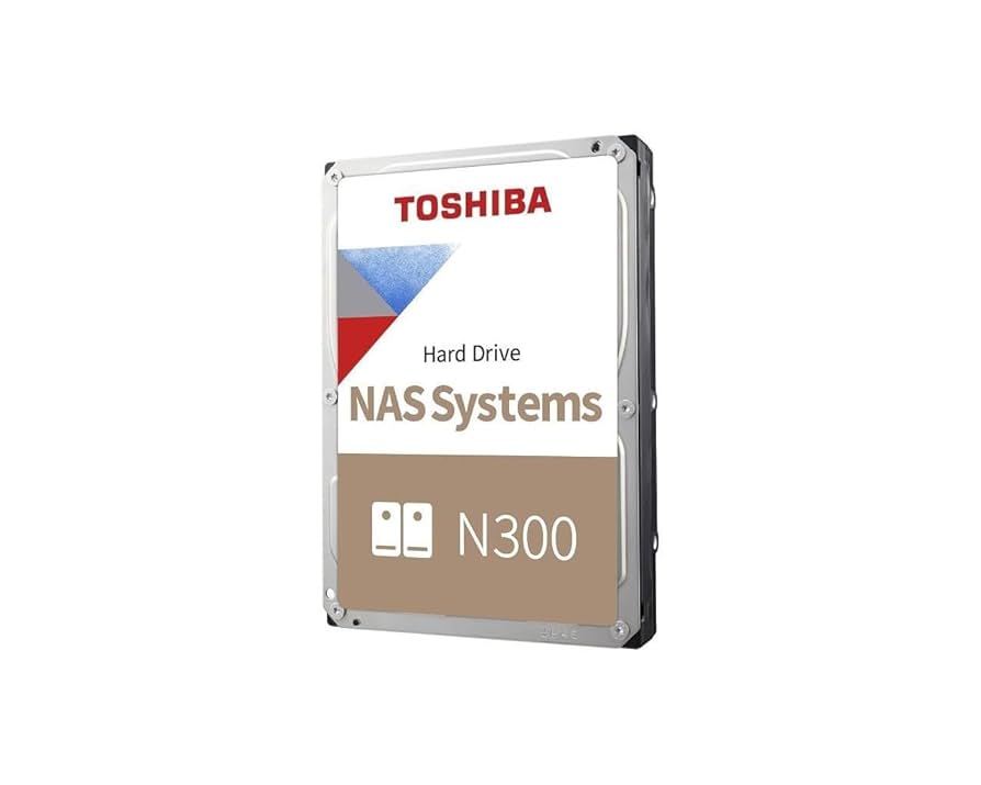 Toshiba N300 8TB 3.5" 7200rpm SATA3 6Gb/s 512MB Cache NAS Hard Disk Drive