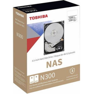 Toshiba N300 8TB 3.5″ 7200rpm SATA3 6Gb/s 512MB Cache NAS Hard Disk Drive Toshiba N300 8TB 3.5" 7200rpm SATA3 6Gb/s 512MB Cache NAS Hard Disk Drive