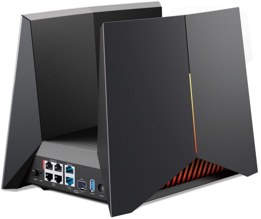 TP-Link Archer GE800 BE19000 WiFi 7 Tri-Band 10 Gigabit Ethernet EasyMesh Wireless Gaming Router