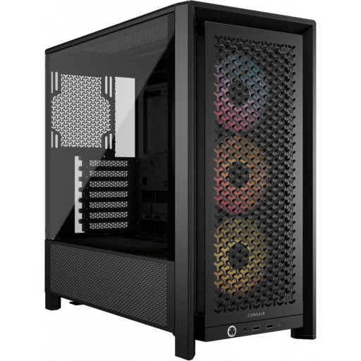 Corsair FRAME 4000D RS ARGB Tempered Glass Black Steel Modular ATX Mid-Tower Desktop Chassis