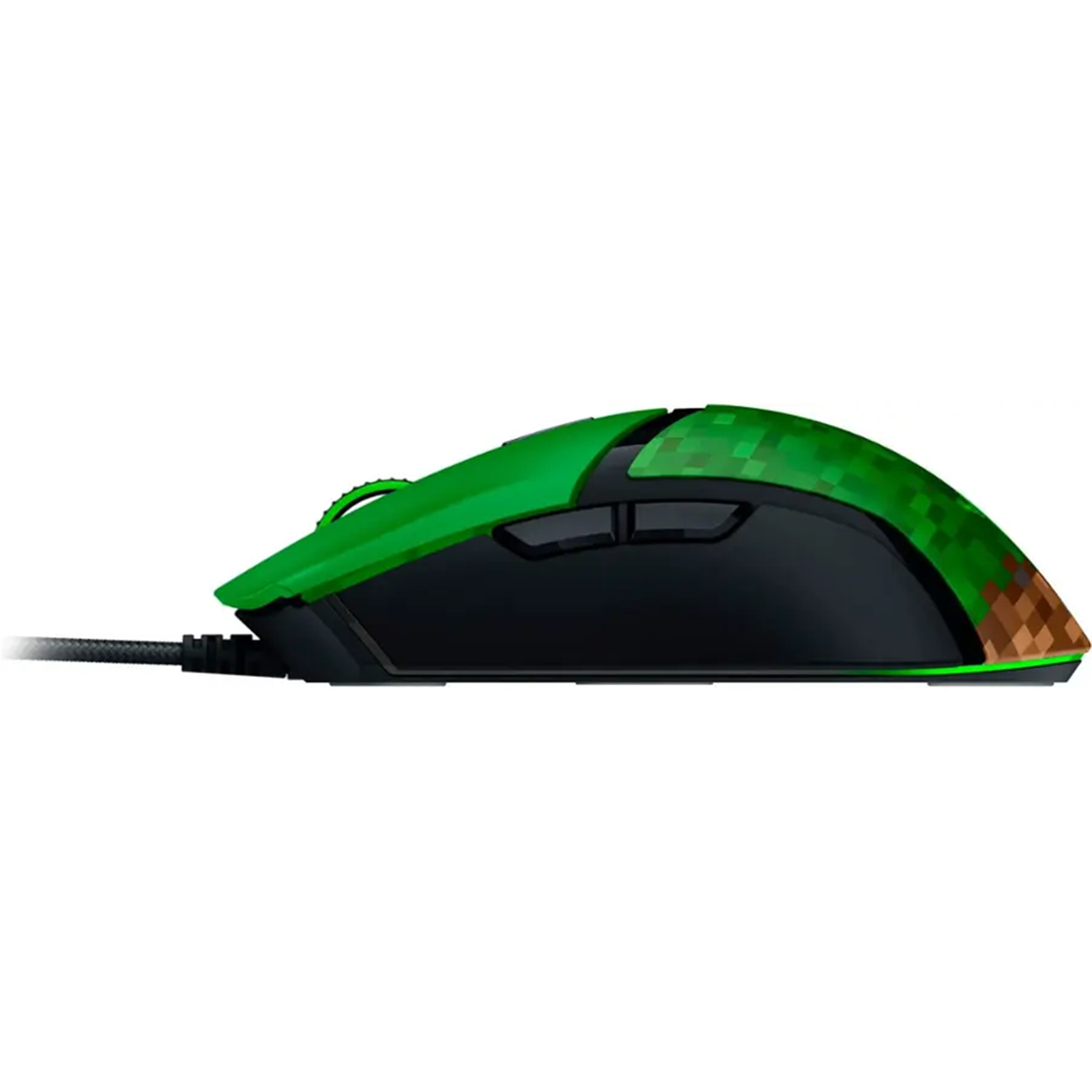 Razer Cobra Lightweight 58g Wired Gaming Mouse - Minecraft Edition