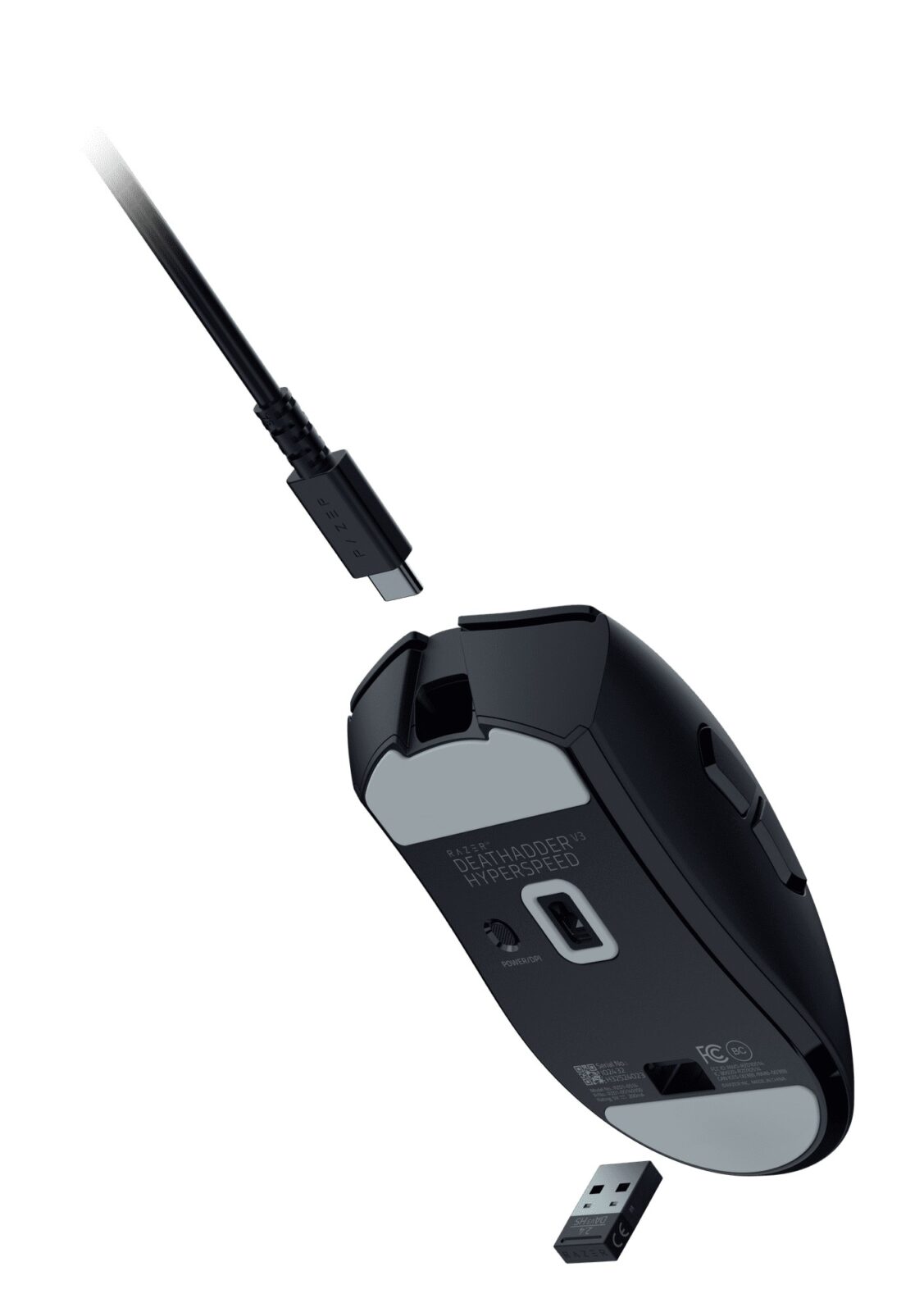 Razer DeathAdder V3 HyperSpeed Esports Focus X 26K Optical Black USB Wireless Gaming Mouse