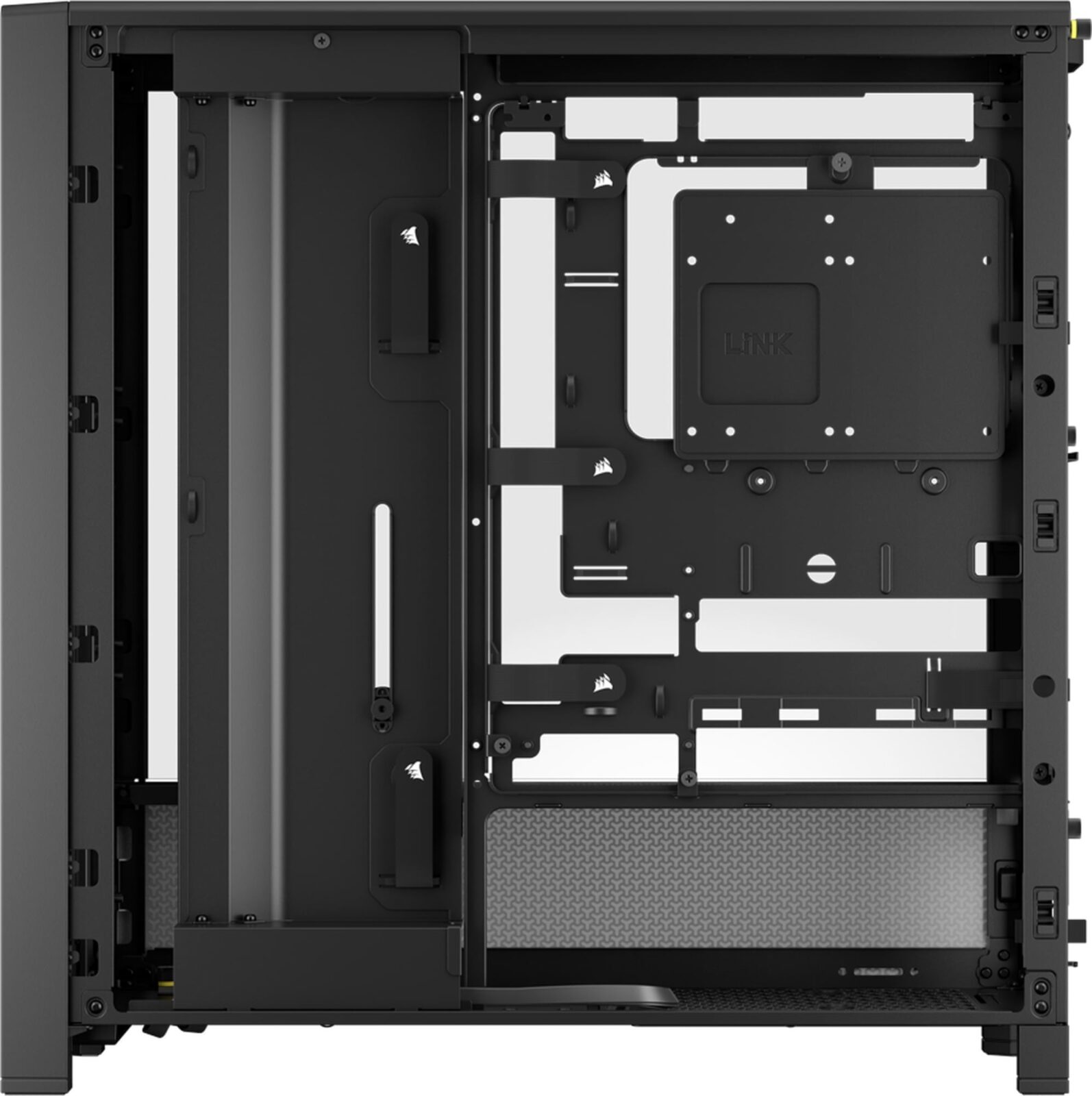 Corsair FRAME 4000D RS ARGB Tempered Glass Black Steel Modular ATX Mid-Tower Desktop Chassis