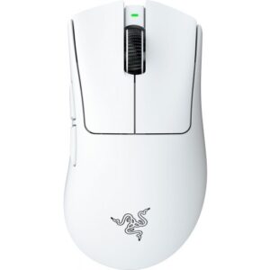 Razer DeathAdder V4 Pro White HyperSpeed Esports Focus Pro 45K Optical White USB Wireless Gaming Mouse