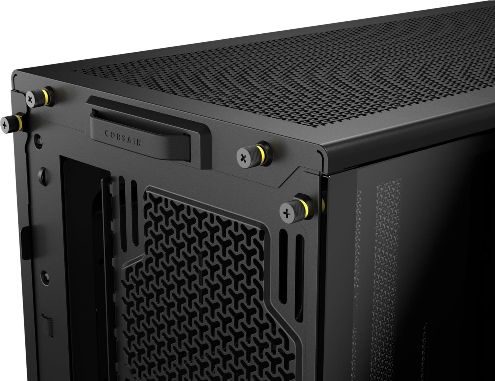 Corsair FRAME 4000D RS Tempered Glass Black Steel Modular ATX Mid-Tower Desktop Chassis