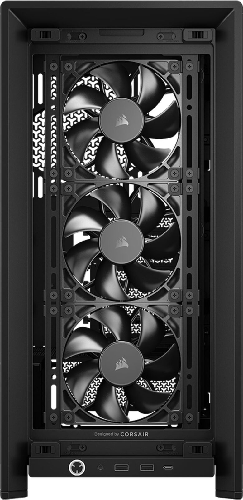 Corsair FRAME 4000D RS Tempered Glass Black Steel Modular ATX Mid-Tower Desktop Chassis