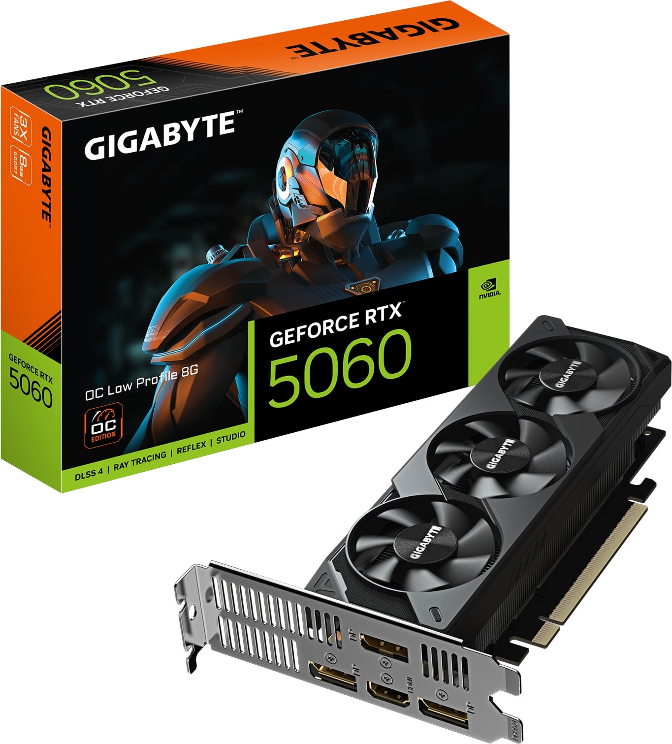 Gigabyte GeForce RTX 5060 OC Low Profile 8G 8GB GDDR7 128-bit PCIe 5.0 Desktop Graphics Card