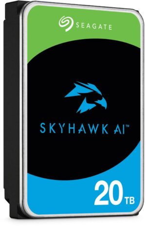 Seagate SkyHawk AI 20TB SATA 6Gb/s 512MB Cache 3.5 Inch Internal Hard Drive