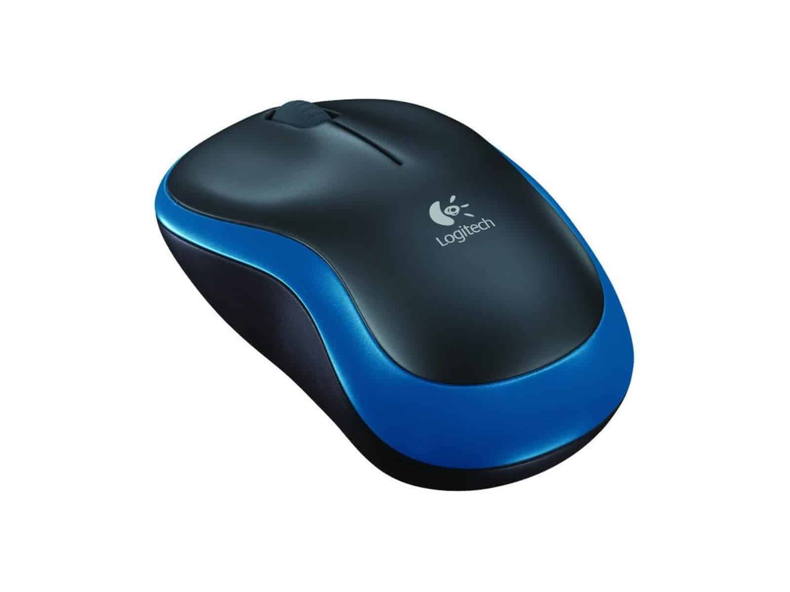 Logitech M185 Compact 1000 DPI Blue Wireless Mouse