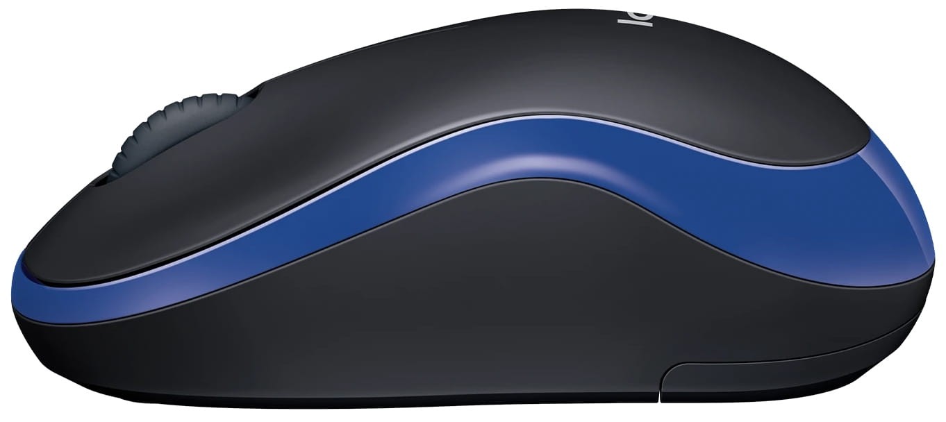 Logitech M185 Compact 1000 DPI Blue Wireless Mouse