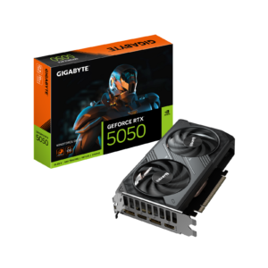 Gigabyte GeForce RTX 5050 WindForce OC 8GB 128-bit GDDR6 PCIe 5.0 Graphics Card