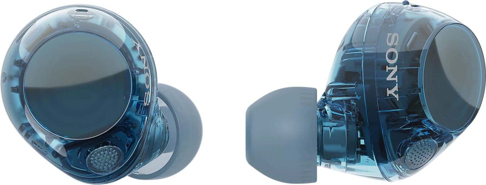 Sony Wireless Glass Blue Bluetooth 5.3 Noise Cancelling Earphones