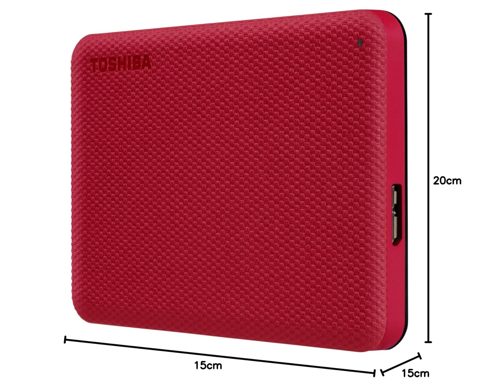 Toshiba Canvio Advance 2.5-inch 2TB USB Type-A Red External Hard Drive