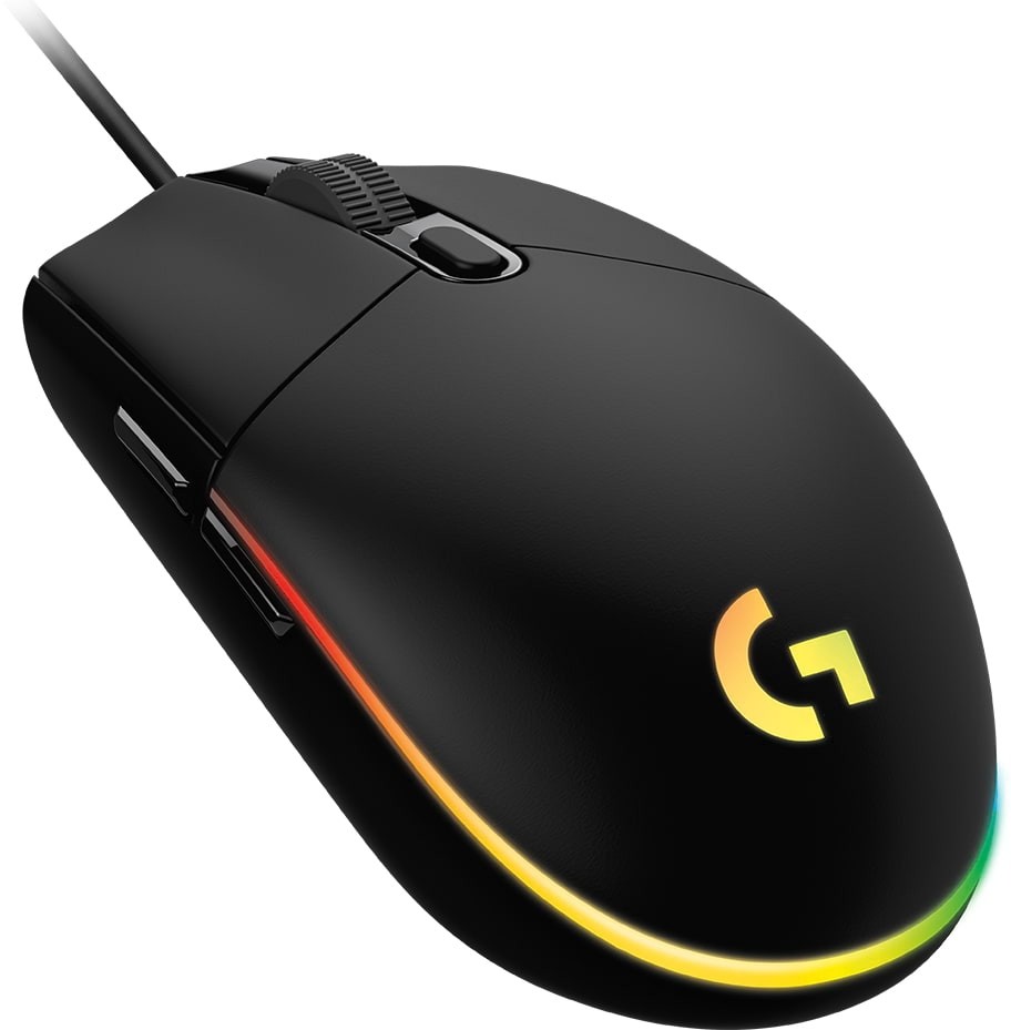Logitech G102 LIGHTSYNC 8,000 DPI RGB Black Wired Gaming Mouse