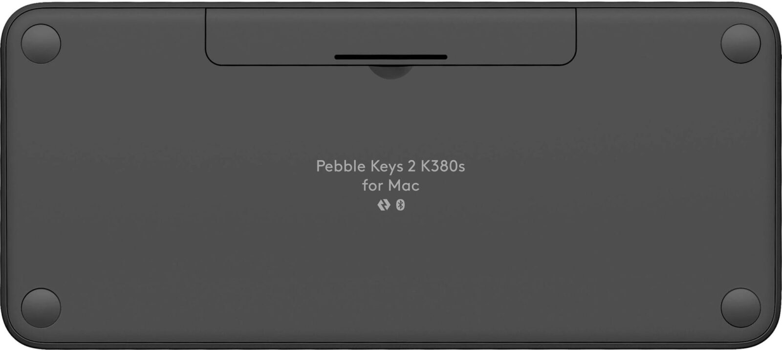 Logitech Pebble Keys 2 K380S Slim Minimalist Bluetooth Tonal Graphite Wireless Keyboard