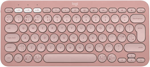 Logitech Pebble Keys 2 K380S Tonal Rose Wireless Keyboard