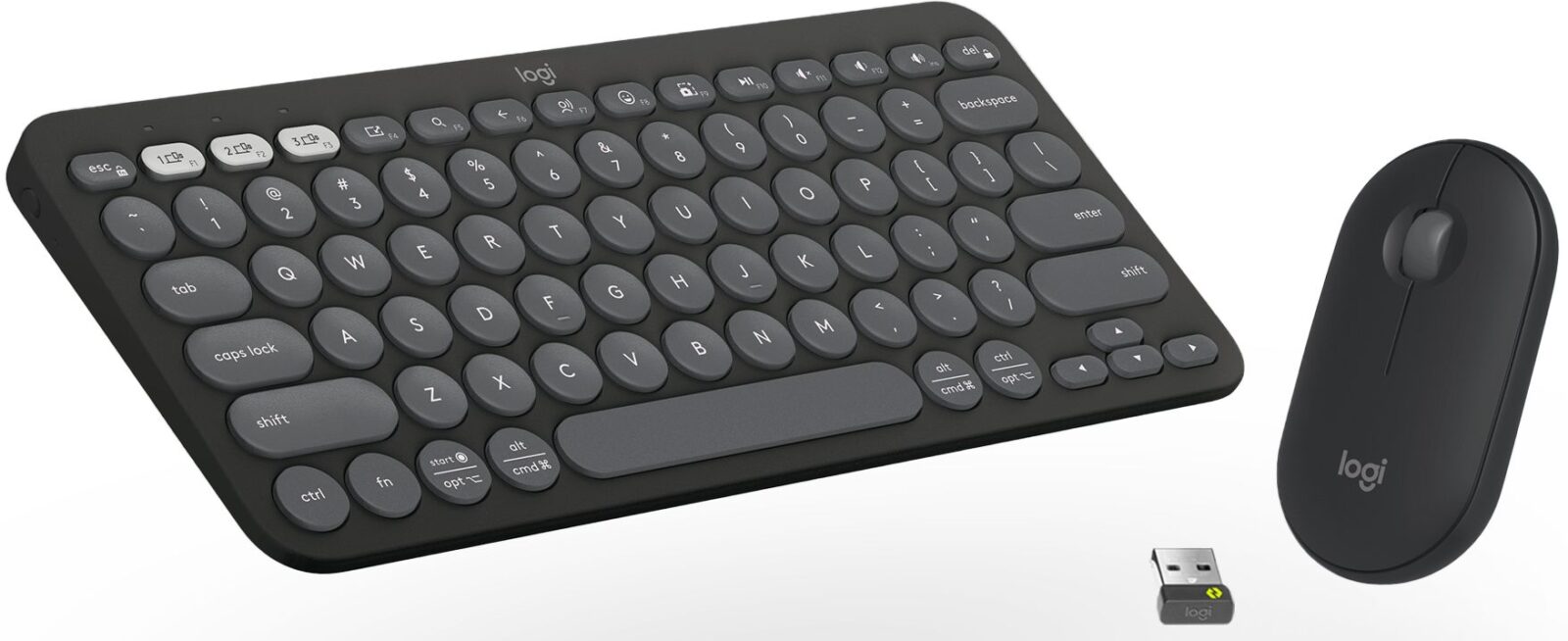 Logitech Pebble 2 Wireless Bluetooth Multi-device Combo