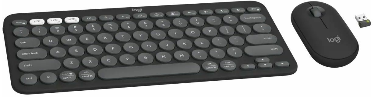 Logitech Pebble 2 Wireless Bluetooth Multi-device Combo