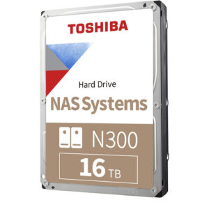 Toshiba 16TB N300 7200 rpm SATA III 3.5" Internal NAS Hard Drive