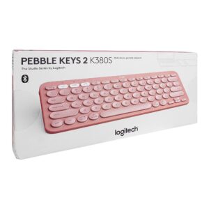 default Logitech Pebble Keys 2 K380s Bluetooth Keyboard Rose