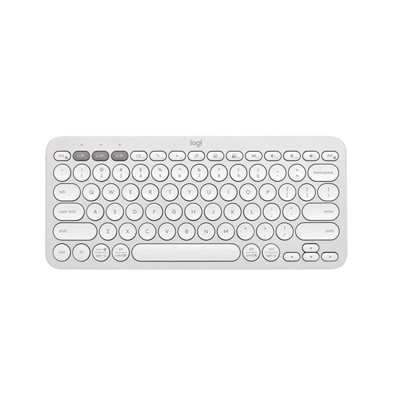 Logitech Pebble Keys 2 K380s Bluetooth Keyboard White