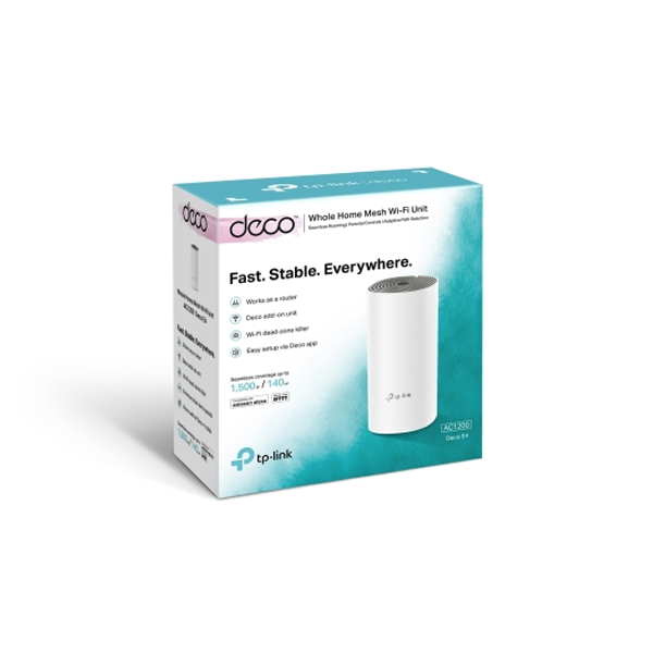 TP-Link Deco E4 AC1200 Whole Home Mesh Wi-Fi System - 1 Pack