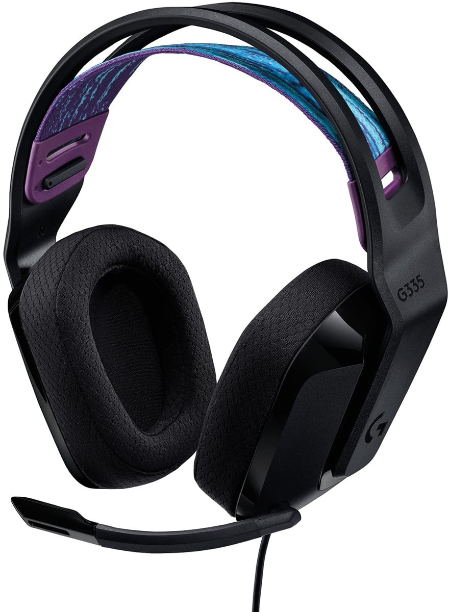 Logitech G335 Multi-Platform Lightweight Black Wired Gaming Headset