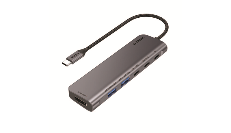 D-Link 6-in-1 USB Type-C Docking Station