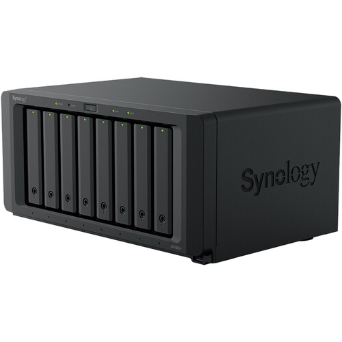 Synology DS1825+ 8-Bay 3.5" SATA AMD Ryzen V1500B 2.2GHz 4-Core 8GB (1x8GB) DDR4 ECC 2.5 Gigabit Ethernet NAS Server