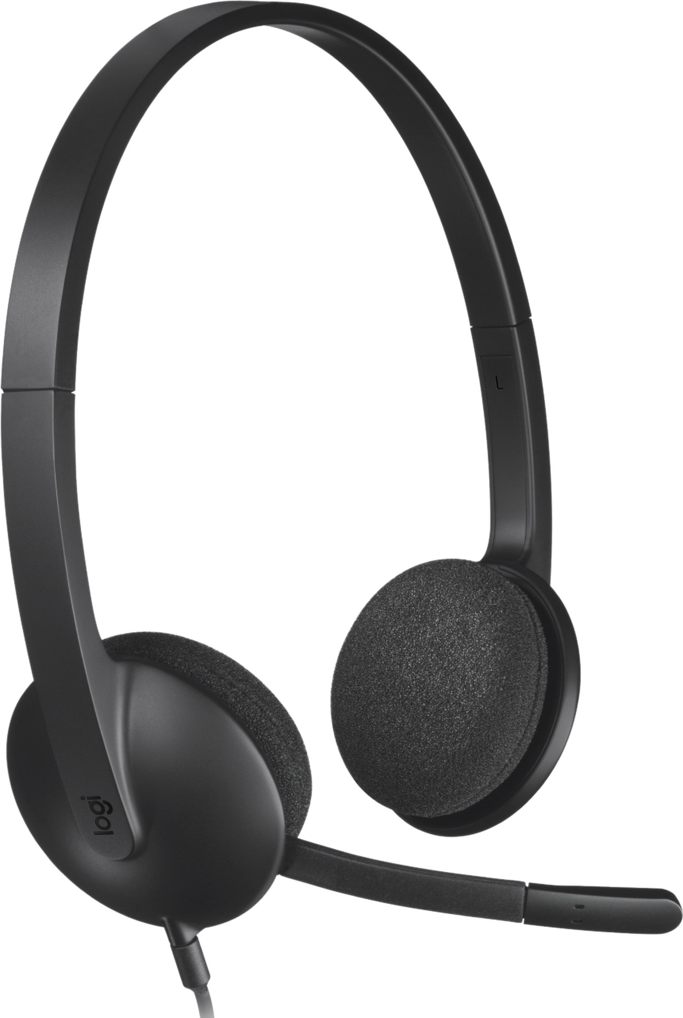 Logitech H340 USB Multi-Platform Black Calling Headset