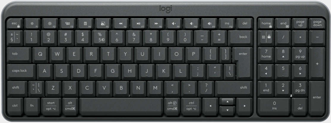 Logitech K250 Compact Bluetooth Wireless Keyboard