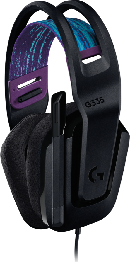 Logitech G335 Multi-Platform Lightweight Black Wired Gaming Headset