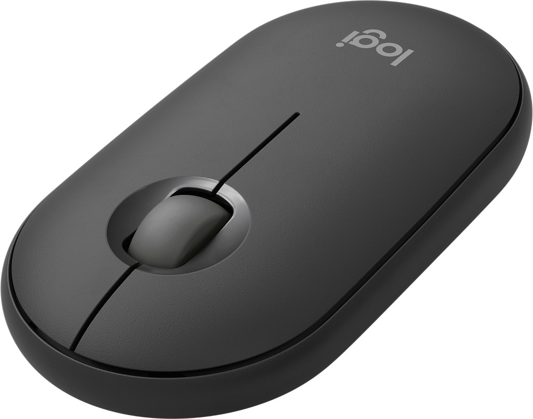 Logitech Pebble Mouse 2 M350S Ambidextrous Wireless Tonal Graphite Optical Mouse