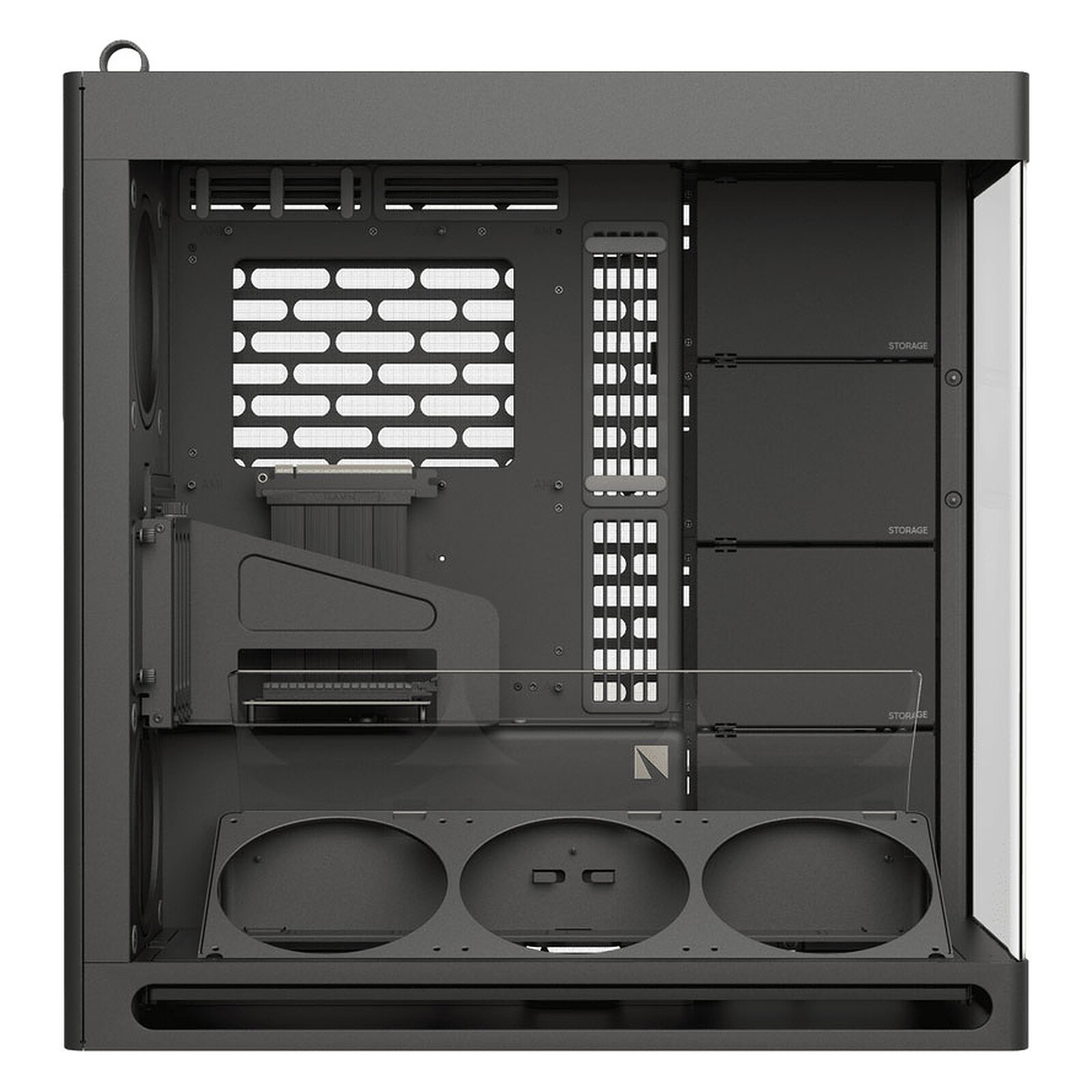 Aerocool HAVN HS 420 Base Edition Black eATX Case - No GPU Bracket
