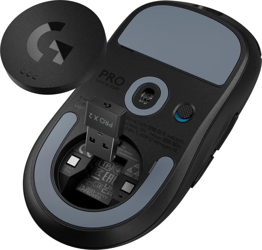 Logitech G PRO X SUPERLIGHT 2 32000 DPI LIGHTSPEED Black Wireless Gaming Mouse