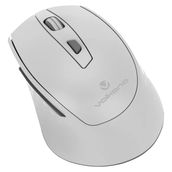 Volkano Chrome Series 2.4GHz Wireless Ergonomic Mouse - Gray