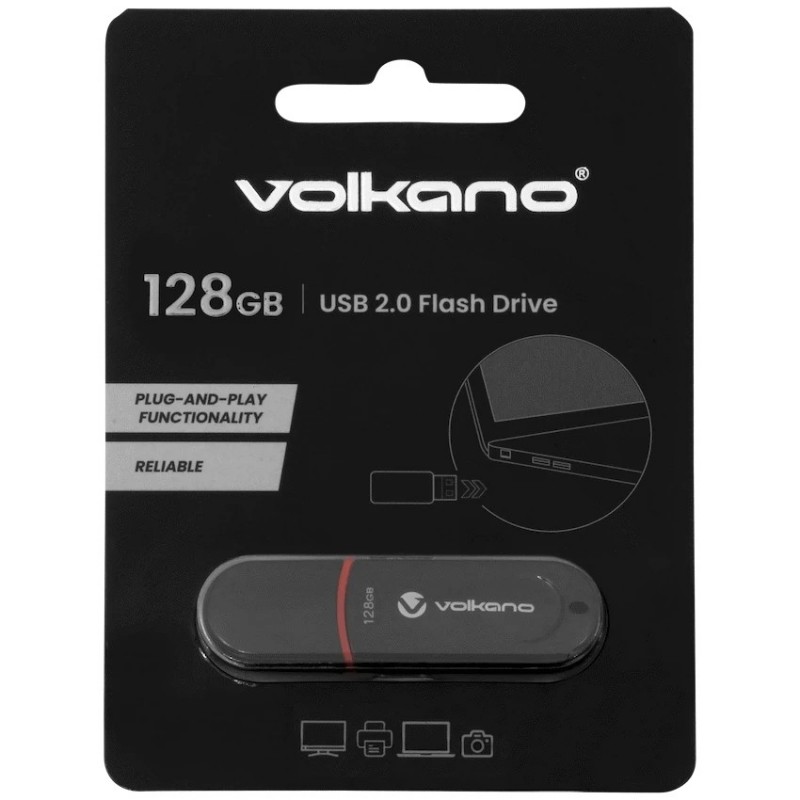 Volkano 128GB USB 2.0 Flash Drive
