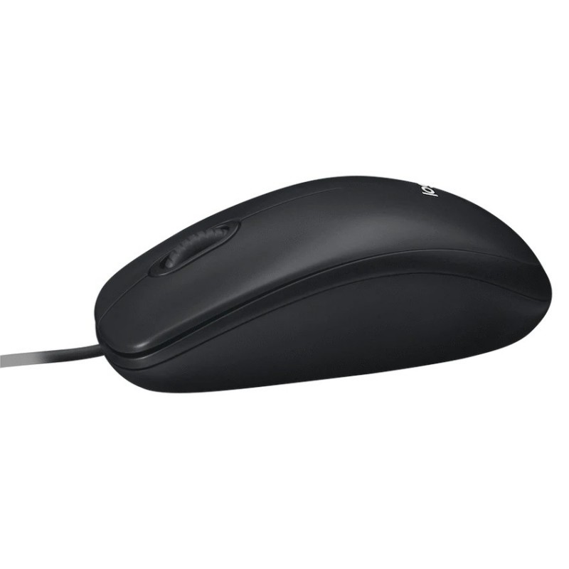 Logitech M100 corded USB Mouse - Black