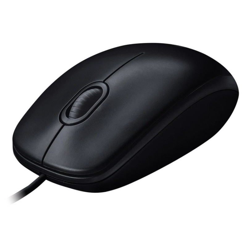 Logitech M100 corded USB Mouse - Black