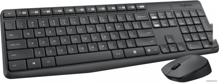Logitech Wireless Keyboard and Mouse Combo Black