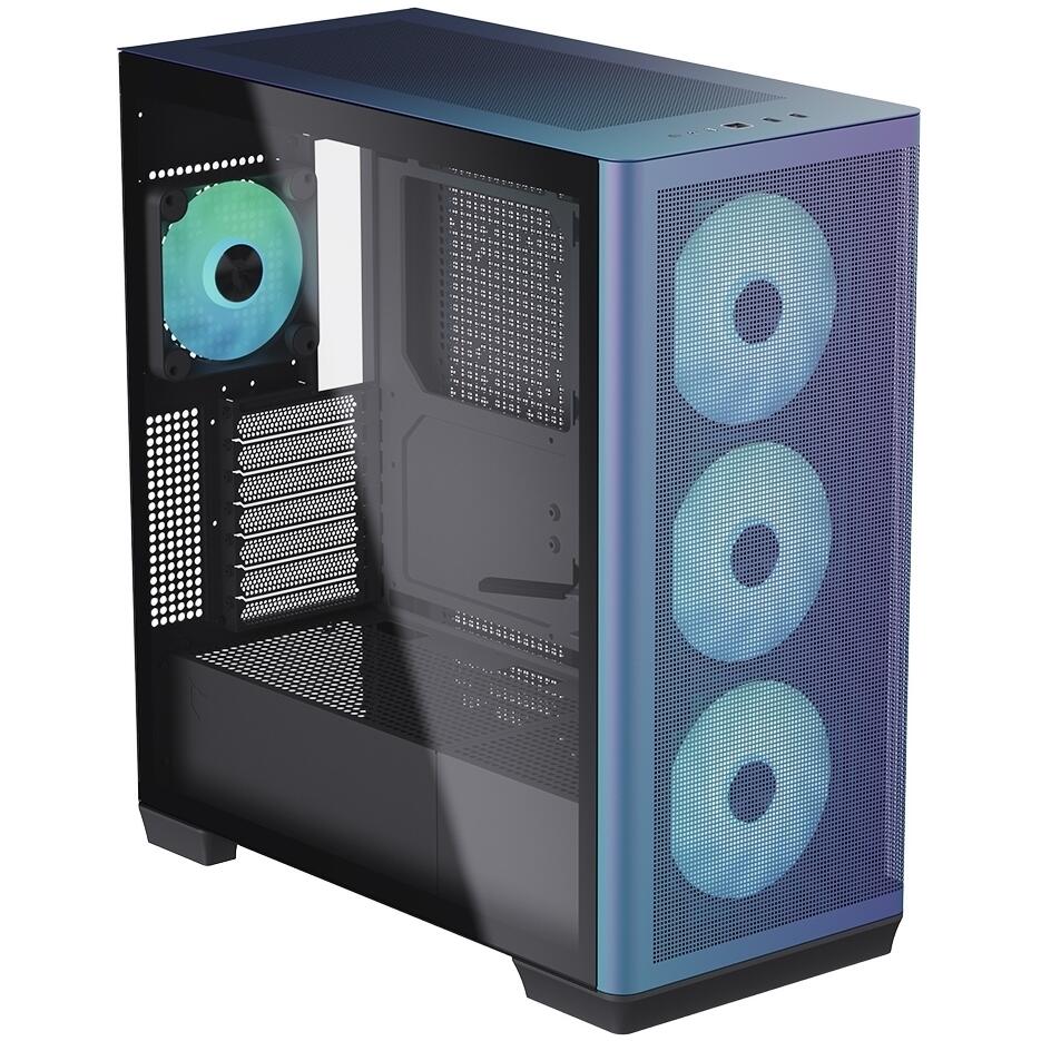 Aerocool APNX C1-R Premium ChromaFlair Mid-Tower ATX Case