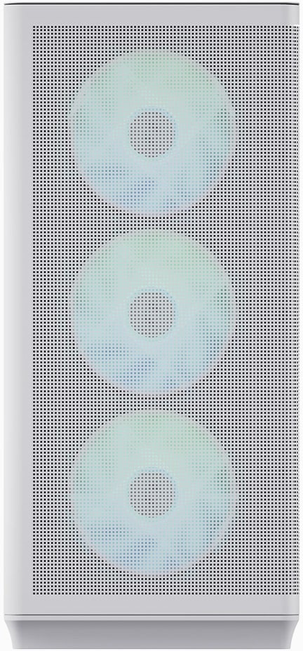 APNX C1-R-WT-V1 C1-R ARGB Tempered Glass White Steel ATX Mid-Tower Desktop Chassis