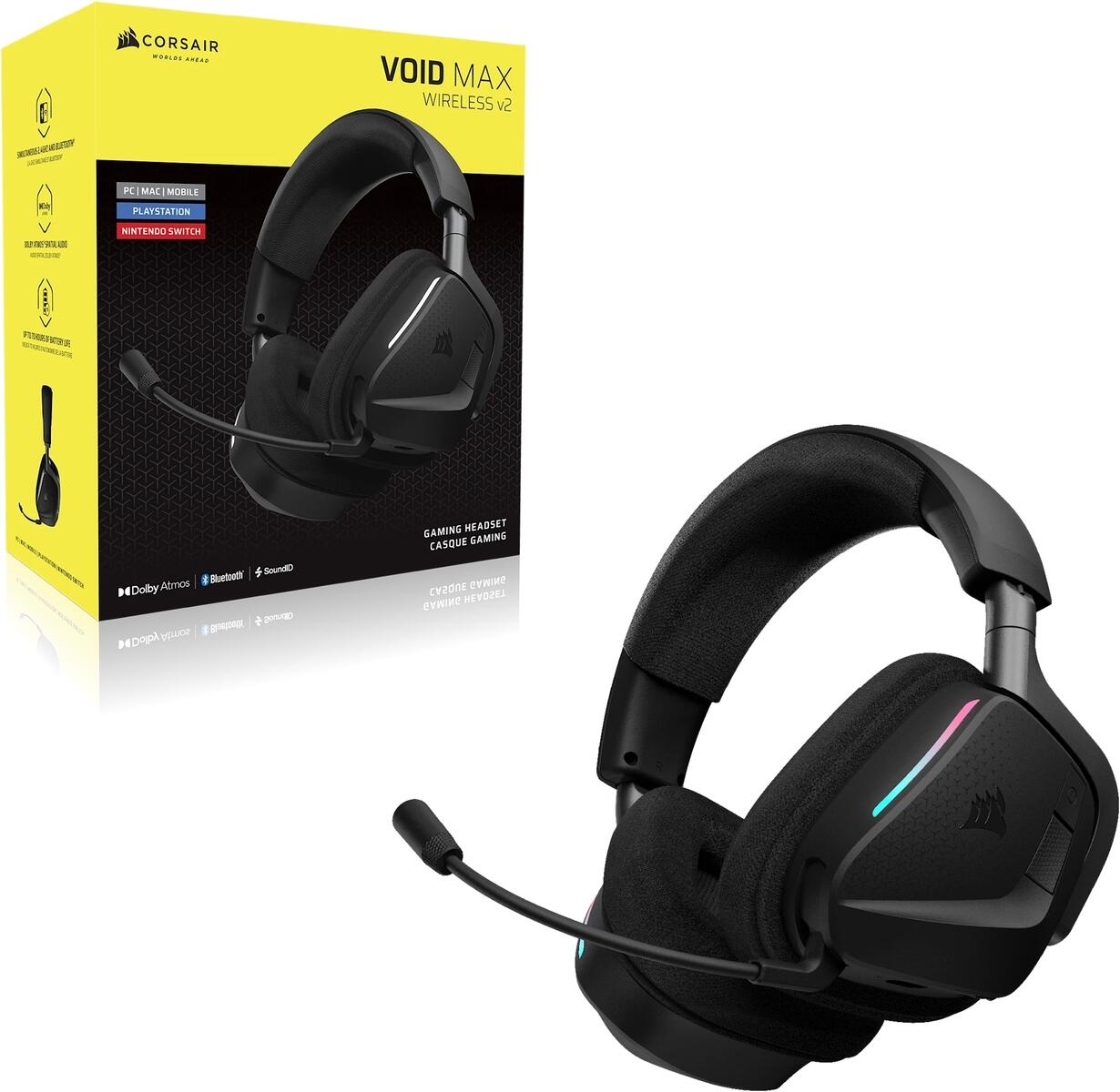 Corsair Void v2 Max Wireless Gaming Headset - Carbon