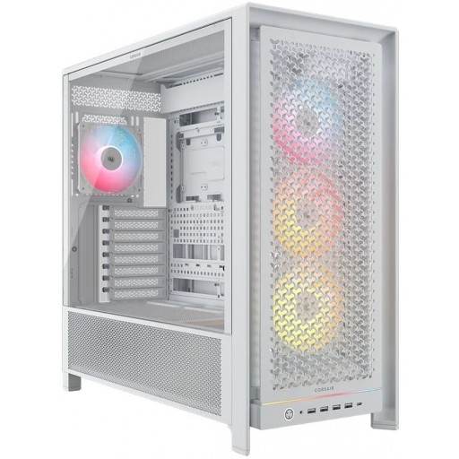 Corsair FRAME 5000D RS ARGB Tempered Glass White Steel Modular ATX Mid-Tower Desktop Chassis