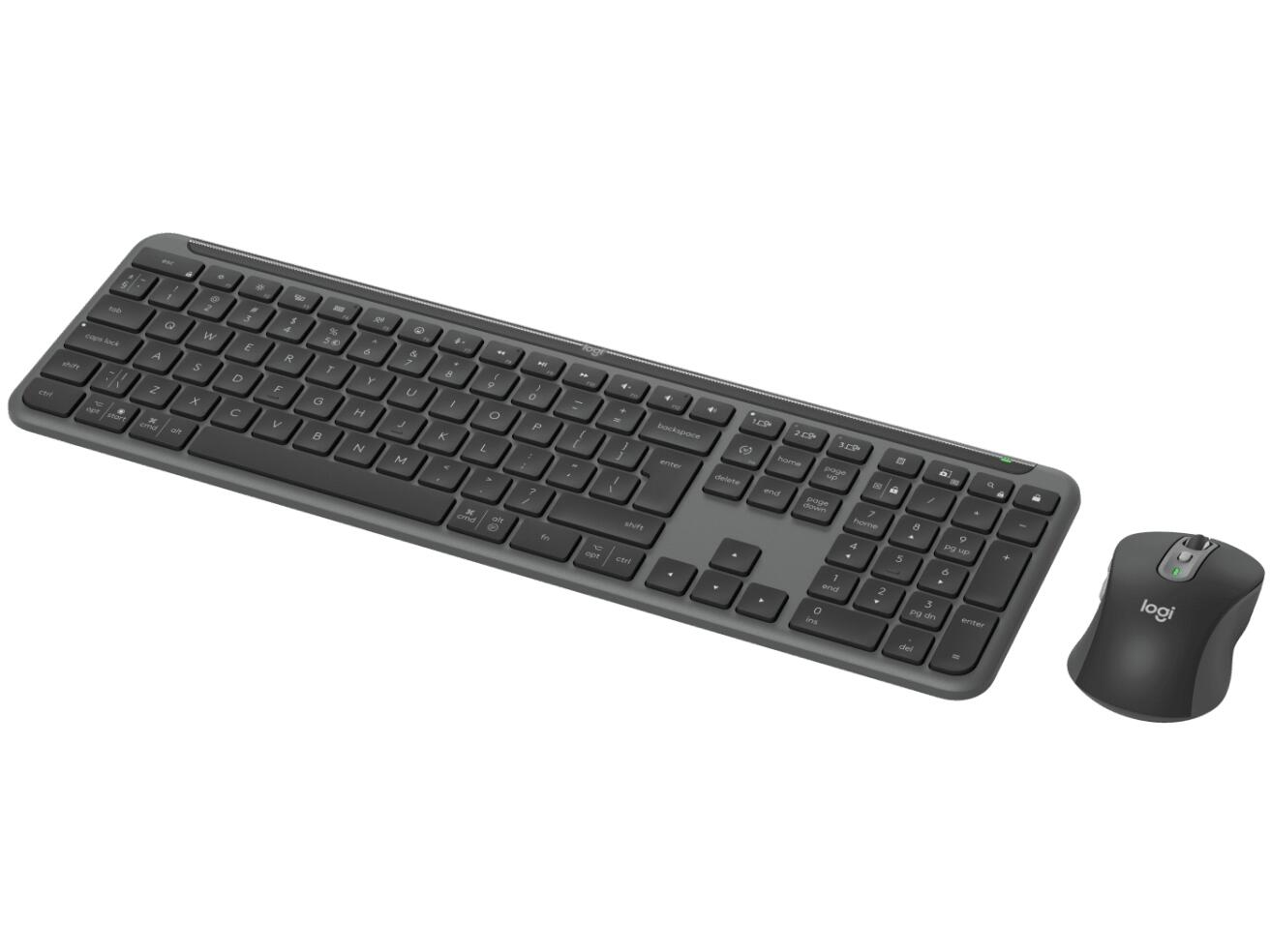 Logitech MK950 Signature wirelesss Slim Combo Keyboard and Mouse - Graphite