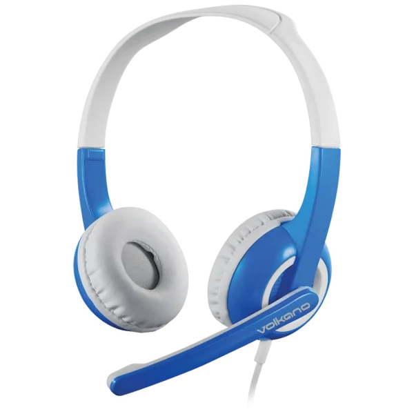 Volkano Chat Junior Series Wired Headset Blue