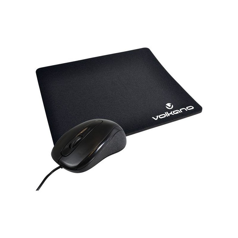 Volkano Slick Series Wired Mouse and Mousepad Combo